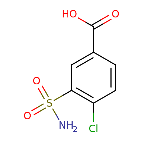 CAS:1205-30-7|4-클로로-5-술파모일벤조산