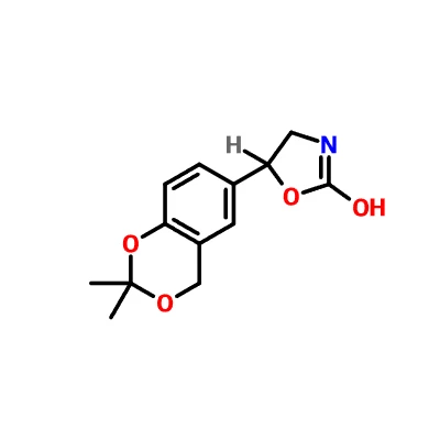 CAS 452339-73-0|2-옥사졸리디논, 5-(2,2-diMethyl-4H-1,3-benzodioxin-6-yl)-, (5R )-