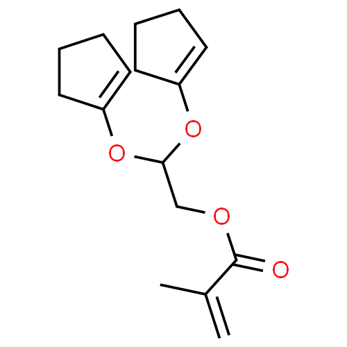 Structure of CAS 68586-19-6 Dicyclopentenyloxyethyl Methacrylate