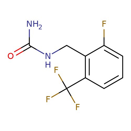 CAS:830346-46-8|1-(2-플루오로-6-(트리플루오로메틸)벤질)우레아