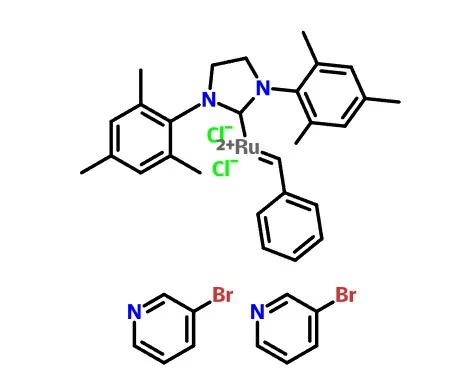 CAS 900169-53-1|벤질리덴-[1,3-비스(2,4,6-트리메틸페닐)이미다졸리딘-2-일리덴]-디클로로루테늄,3-브로모피리딘