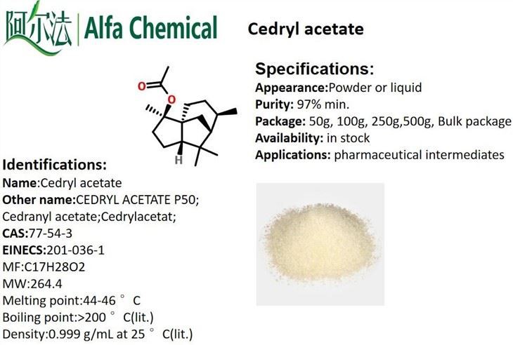 CAS NO.77-54-3 Cedryl Acetate