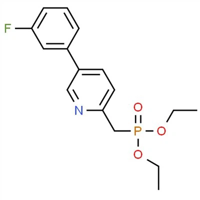 CAS:380894-77-9|[[5-(3-플루오로페닐)-2-피리디닐]메틸]포스폰산 디에틸 에스테르