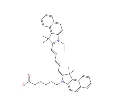 CAS:210834-22-3丨2-[5-[3-(5-카르복시펜틸)-1,3-디하이드로-1 ,1-디메틸-2H-벤즈[e]인돌-2-일리덴]-1,3-펜타디에닐]-3-에틸-1 ,1-디메틸-1H-벤즈[e]인돌륨 내염